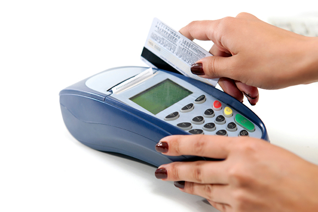 Betalstation kreditkort